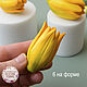 Silicone soap mold Tulip 'Apricot' type With 6pcs, Form, Zheleznodorozhny,  Фото №1