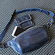 Поясная сумка из кожи. Поясная сумка. Leather Fish Crafts - Изделия из кожи. Ярмарка Мастеров.  Фото №6