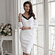Dress ' White watercolor'. Dresses. masutina2. Online shopping on My Livemaster.  Фото №2