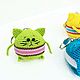 Personalized souvenir key chain / bag cat with inscription. Name souvenirs. alenkaya777. Online shopping on My Livemaster.  Фото №2