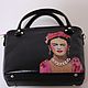 Leather woman bag Frida Kahlo. Classic Bag. Avtorskie kozhanye sumki iz Italii. Ярмарка Мастеров.  Фото №5