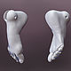 Балерина ноги бжд куклы 3D модель для 3D печати STL. 3D-печать. Bragina Natalia. Ярмарка Мастеров.  Фото №6