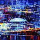 Horizontal painting 120 by 100 cm large paintings with a palette knife, Pictures, St. Petersburg,  Фото №1