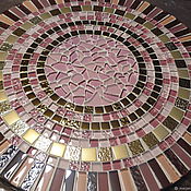 Wrought iron mosaic table 