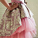 Нарядное платье каскадом для девочки, розовое. Платье. Маргарита. Ярмарка Мастеров.  Фото №5