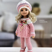 Куклы и игрушки handmade. Livemaster - original item Clothes for Paola Reina dolls. Warm suit 