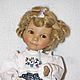 Collectible porcelain doll Goldilock from Diana, Effner, Vintage doll, Munich,  Фото №1