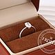 Помолвочное кольцо с бриллиантом 1 карат. Кольцо помолвочное. FROLOF JEWELRY. Ярмарка Мастеров.  Фото №4