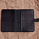 Order Cover for passport model 8 black. Blekerman Handmade. Livemaster. . Cover Фото №3