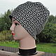 Order Bini hat from fukra ' Domino'. Olga Lado. Livemaster. . Caps Фото №3