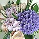 The gift of flowers. Bouquet Lilac tenderness handmade. Composition. Olga-art-flower. My Livemaster. Фото №5
