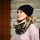Order A set of knitted 'Golden leaves' Hat, beanie and Snood. Olga Lado. Livemaster. . Headwear Sets Фото №3