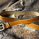 Leather belt for men 'The Chief». Straps. CRAZY RHYTHM (TP handmade). Online shopping on My Livemaster.  Фото №2