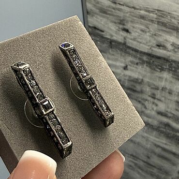 Винтаж ручной работы. Ярмарка Мастеров - ручная работа Винтаж: Серьги Lanvin. Handmade.