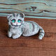 Чеширский кот из Алисы игрушка карманная. Мягкие игрушки. ToysMari (handmademari). Ярмарка Мастеров.  Фото №5