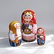 Matryoshka 3 places 'a Gift for mom'. Dolls1. Marusia. My Livemaster. Фото №4