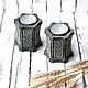 Набор из двух подсвечников в кельтском стиле + 2 свечи, Подсвечники, Северск,  Фото №1