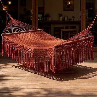 Дача и сад ручной работы. Ярмарка Мастеров - ручная работа Макраме гамак. Handmade.