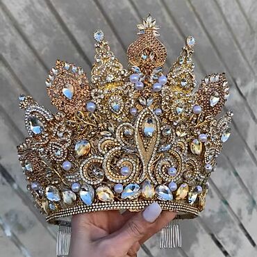 Украшения ручной работы. Ярмарка Мастеров - ручная работа Корона-кокошник. Handmade.