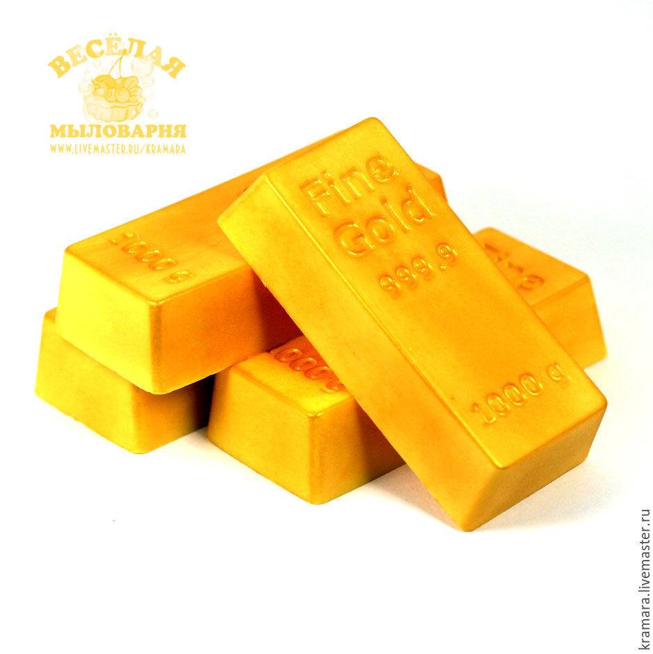 Слиток из мыла. Слиток золота мыло ручной работы. Мыло в виде слитка золота. Слиток золота форма для мыла. Мыло в виде золотого слитка.