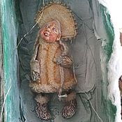 Куклы и игрушки ручной работы. Ярмарка Мастеров - ручная работа Interior collectible Christmas tree toy,Snow Maiden doll. Handmade.