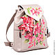 Order Backpack 'Lily 3D'. Pelle Volare. Livemaster. . Backpacks Фото №3