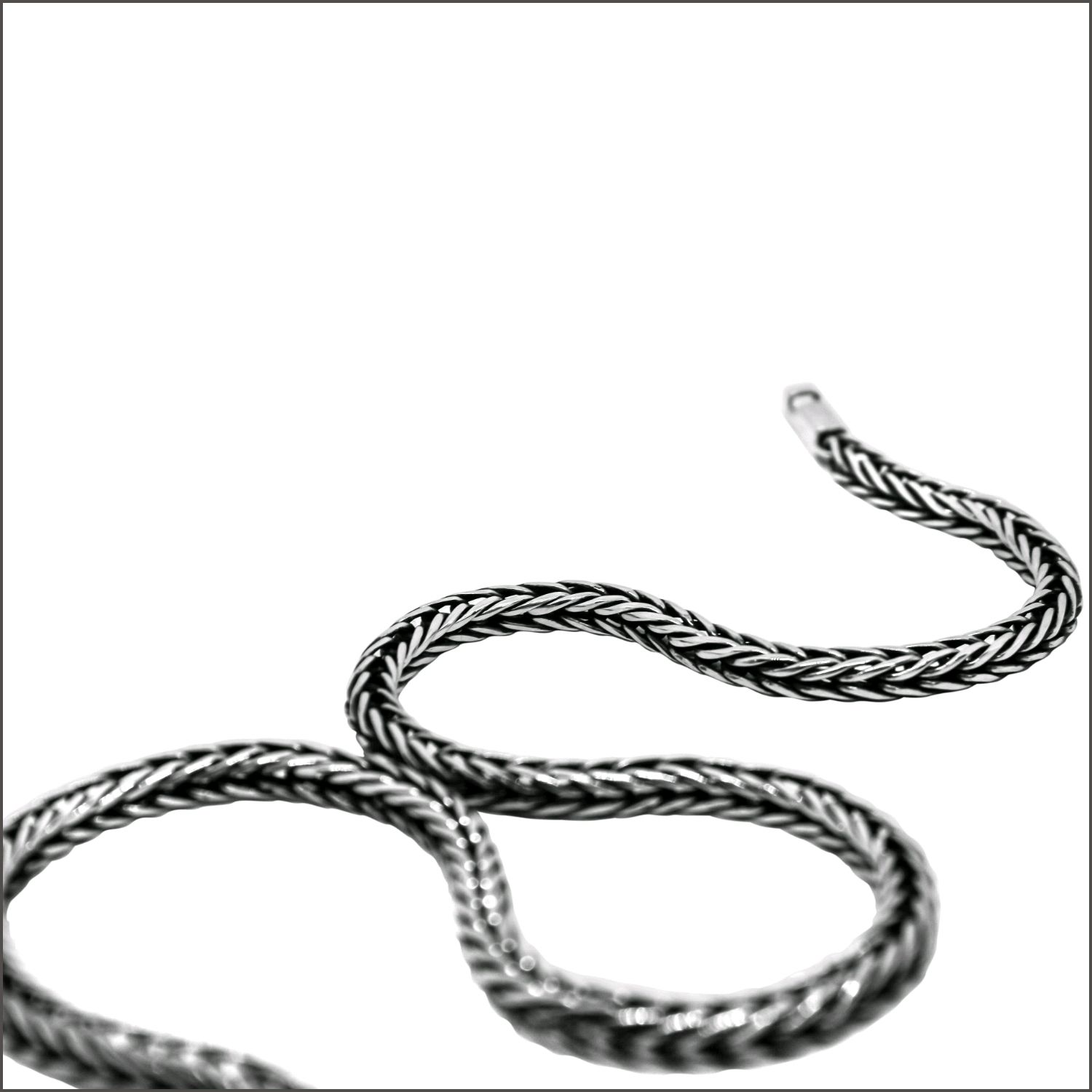 Плетение Колос цепочка серебро