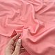 Сатин премиум лососевый розовый хлопок Трехгорная мануфактура, Ткани, Апрелевка,  Фото №1