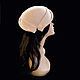 Yoke cream. Hats1. Novozhilova Hats. Online shopping on My Livemaster.  Фото №2