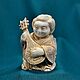 Benzaiten. Netsuke carved from bone. Figurines. NGS Masters. Online shopping on My Livemaster.  Фото №2