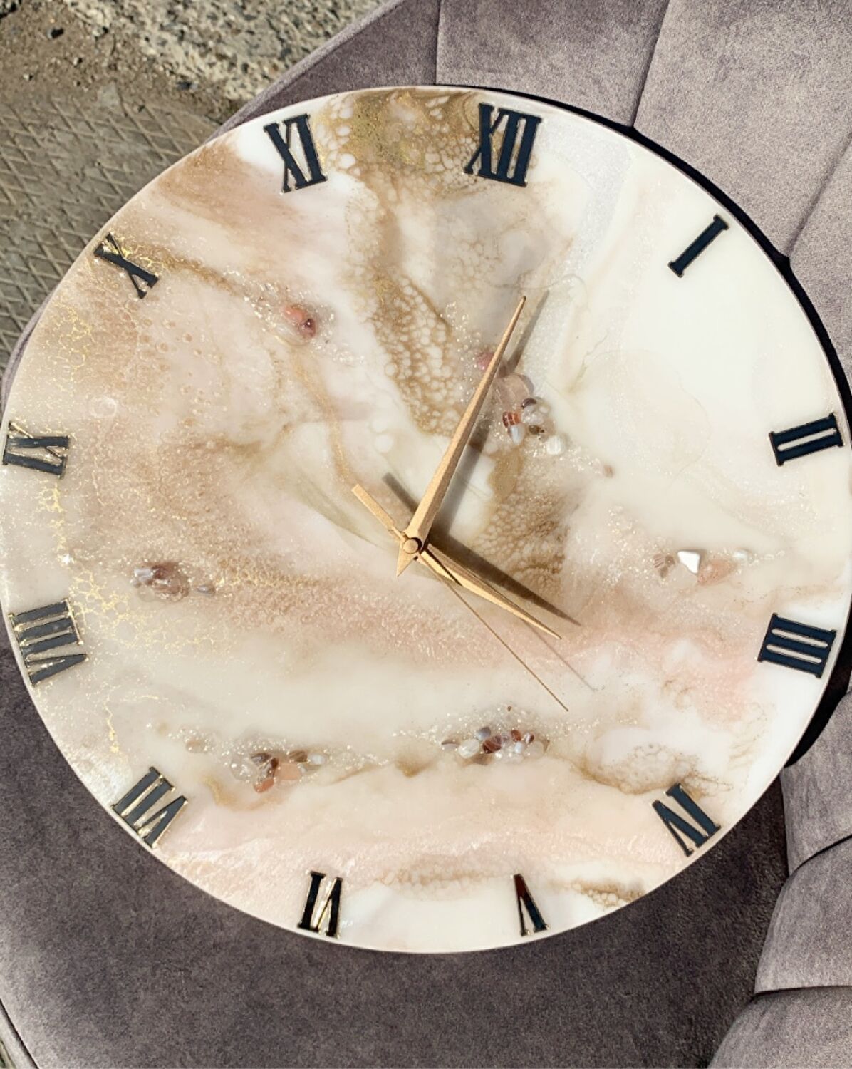 Настенные часы из эпоксидной смолы d40см. в интернет-магазине на ...