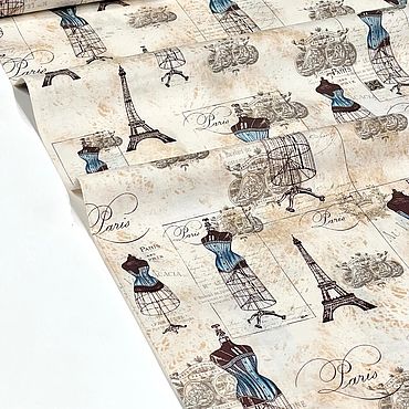 Материалы для творчества ручной работы. Ярмарка Мастеров - ручная работа 16737. Американский хлопок "CITY OF LIGHTS". Handmade.