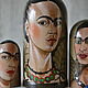 Dolls: Frida in a green necklace. Dolls1. 1000 trees. Online shopping on My Livemaster.  Фото №2