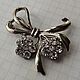 Bow Brooch with flowers, Vintage brooches, Moscow,  Фото №1