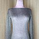 Свитер паутинка из мохера «Металлик». Свитеры. Knitwork_room (Вязаные вещи в наличии и под заказ). Интернет-магазин Ярмарка Мастеров.  Фото №2