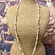 Винтаж: Бусы Chanel снежный агат. Маркировка. Колье винтажные. Екатерина кетикет. Ярмарка Мастеров.  Фото №4
