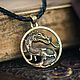 Mortal Kombat Medallion. Dragon Mortal Kombat brass Nickel silver. Locket. Mastenarium (mastenarium). My Livemaster. Фото №5
