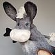 Toy - puppet donkey Senya. Stuffed Toys. Elena Kudrina (feltfriends). Online shopping on My Livemaster.  Фото №2