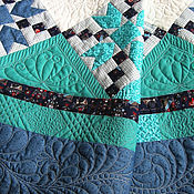Для дома и интерьера handmade. Livemaster - original item Patchwork quilt "Waiting for spring". Handmade.