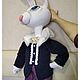 Кукольный театр .Планшетная кукла Кролик Эдвард. Кукольный театр. KuklaVot (Театральные куклы). Ярмарка Мастеров.  Фото №5
