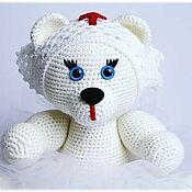 Куклы и игрушки ручной работы. Ярмарка Мастеров - ручная работа Knitted toys: Nurse - a soft toy. Handmade.