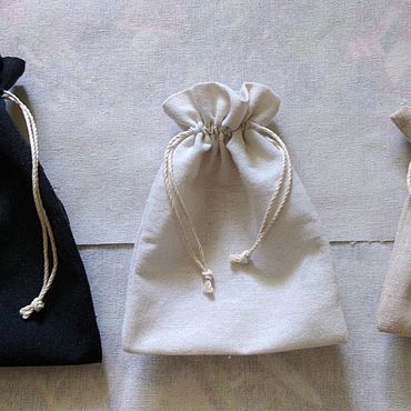 Сумки ручной работы. Ярмарка Мастеров - ручная работа Льняные мешочки. Handmade.