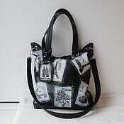Сумки и аксессуары handmade. Livemaster - original item Custom painted leather bag for Marina.. Handmade.