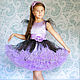 Dress: Dress 'Purple splatter' Art.252. Childrens Dress. ModSister. Online shopping on My Livemaster.  Фото №2