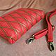 Scarlet clutch, red women's bag, summer handbag, 245. Classic Bag. a-vesta. My Livemaster. Фото №4