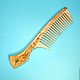 Comb from Kareli Citrine. Combs. Efremtsev. Online shopping on My Livemaster.  Фото №2