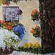 Order "Yard with flower" oil Painting Mediterranean. Kind paintings by Irina Belozerova. Livemaster. . Pictures Фото №3