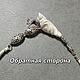 Choker necklace on a leather cord with White Sea porcelain (silver). Necklace. Kseniya Sakharnova. My Livemaster. Фото №6