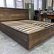 Bed 'Narvik' made of oak 1800h2000, Bed, Moscow,  Фото №1