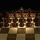 Chess carved 3in1 'Patterns 1' Art. .052. Chess. Gor 'Derevyannaya lavka'. My Livemaster. Фото №5